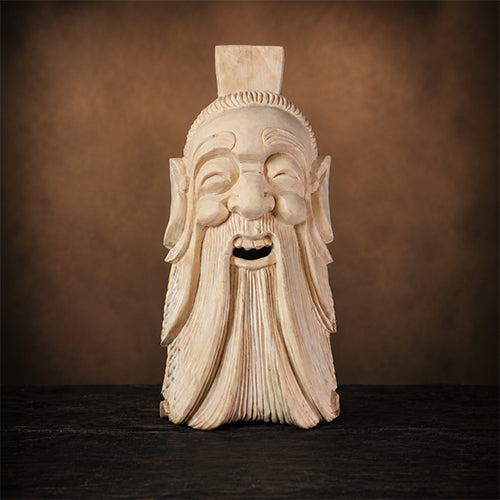Unpainted Confucius Mask