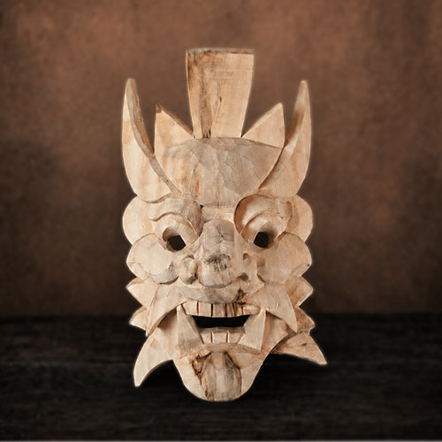 Blank‑Carved Kaishan Mask